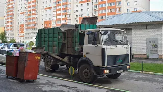 Мусоровоз МКМ-3403 на шасси МАЗ-5337A2 (Х 512 ТА 22) / Garbage truck MAZ-5337A2.