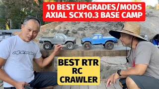 10 best upgrades for the Axial SCX10.3 Base Camp rc crawler