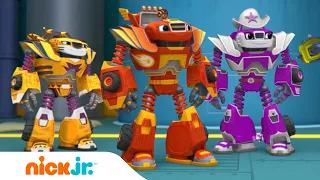 Blaze and the Monster Machines | Blaze und seine Freunde werden zu starken Robotern! | Nick Jr.