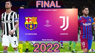 BARCELONA vs JUVENTUS | FINAL UEFA Champions League UCL | L.Messi vs C.Ronaldo ||| PES 2021 Gameplay