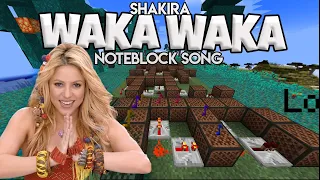 Shakira - Waka Waka (Noteblock Song) Ft. Tongtong_024