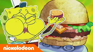 SpongeBob Kanciastoporty | 13 najlepszych scen z kraboburgerem | Nickelodeon Polska