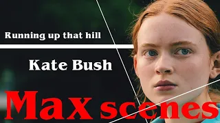 Max scenes Running up that hill - Kate Bush | Stranger Things (lyric video)