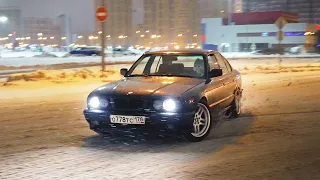 ДРИФТ НА МОЕЙ BMW M5 E34 ПОД ФОНК. ну не м5, но вид сочный!