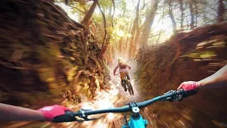 JAPAN'S AMAZING HALF-PIPE BIKE TRAILS! | Mountain Biking with Yamabushi Trail Tour!