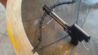 80 lb crossbow pistol modified to 160 lb