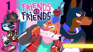 Let's Play Friends vs Friends Part 1 - These Furries Brought Cards to a Gun Fight