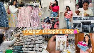 T.nagar shopping+haul🛍️|zudio+street shopping in tamil❤️#shopping #shoppingvlog