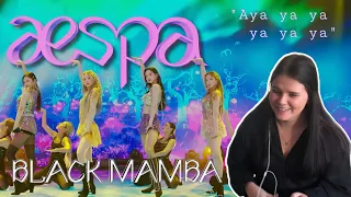 aespa 에스파 ‘Black Mamba’ The Debut Stage REACTION!!! - Triplets REACTS