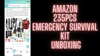 Amazon YKIOKE 235Pcs Emergency Survival Kit unboxing