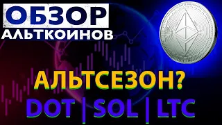 КОГДА ПОКУПАТЬ БИТКОИН? | АЛЬТКОИНЫ - BTC, SOL, DOT, LTC