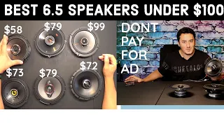 Top 6 best 6.5 speakers By Sales rank Alpine S-S65 KICKER 47Kc Pioneer TS-A1680F JBL  GX628 Kenwood