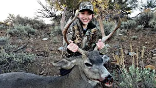 Olivia's First Buck! California Public Land Deer Hunt | Mule Deer Hunting Vlog