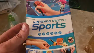 Nintendo Switch Sports Game Unboxing