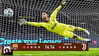 PES 2021 - goalkeeper C.RONALDO vs goalkeeper L.MESSI - Penalty Shootout - Barcelona vs Juventus FC
