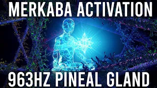 Merkaba Light Body Activation 》963hz + 936hz  Pineal Gland Activation 》1 hour Meditation Music