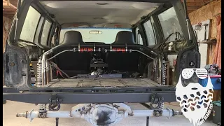 Custom Rear 4 Link Coilover Install on Jeep XJ One Ton Swap