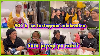 900 k celebration 🎉 | surprise gifts for family | sara jayegi ya nahi? 🥺