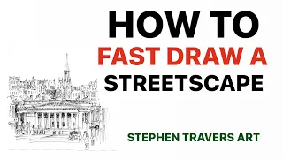 How to Fast Draw A Streetscape