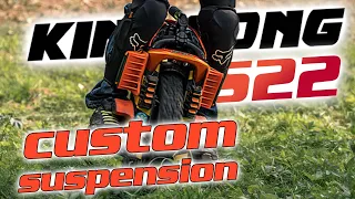Подвеска Kingsong S22 на роликах (custom roller suspension).