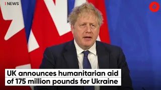 UK announces humanitarian aid of 175 million pounds for Ukraine