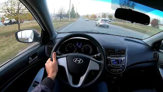 2016 Hyundai Solaris 1.4L (107HP) POV TEST DRIVE