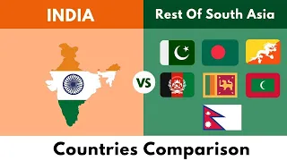 India Vs Rest Of South Asia | Comparison 2023 |