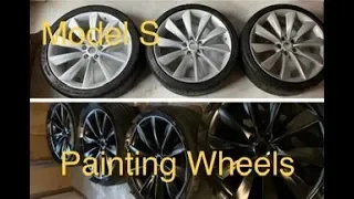 Painting Turbine Wheels in Black (Part 1 Preparation)