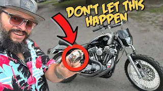 This is why you should NEVER park your Motorcycle Outside