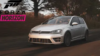 Volkswagen Golf 7R - Forza Horizon 5 - Logitech g29 gameplay