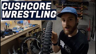 THE BEST WAY TO CHANGE A TIRE WITH CUSHCORE + TIRE TALK