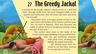 Learn english through story ¶🔥¶ The Greedy Jackal EnglishStory EnglishReadingPractice EnglishEatsV