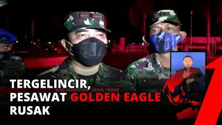 Pesawat Latih Tempur T 50 Golden Eagle Rusak Parah Akibat Tergelincir | tvOne