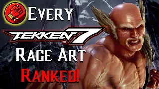 All 53 Tekken 7 Rage Arts Ranked! | Road to Tekken 8!