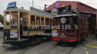 MOTAT Tram 100 and Tram 135 - a loving tribute