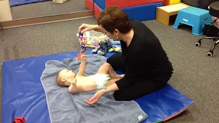 9 months old baby with Cerebral Palsy. Day 1 of Step by Step CP Intensive