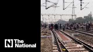 Protesting farmers block railways in India