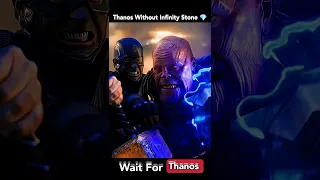 Thanos without infinity stones 🥶 Coolest #thanos #marvel #shorts