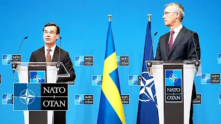 NATO Secretary General with Prime Minister of Sweden 🇸🇪 Ulf Kristersson, 20 OCT 2022