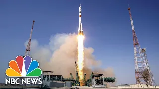 Watch: Soyuz Spacecraft Carries Nasa Astronaut To International Space Station | NBC News NOW