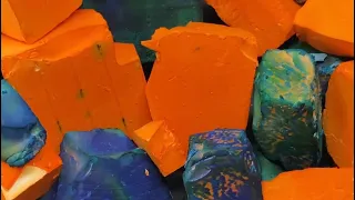 Orange + Blue Dyed Gym Chalk Crush