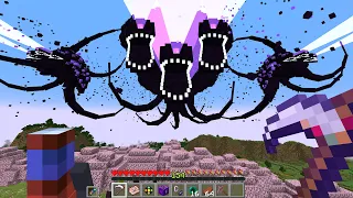 I Killed New Version Wither Storm in Survival Minecraft 2023! (Updated)