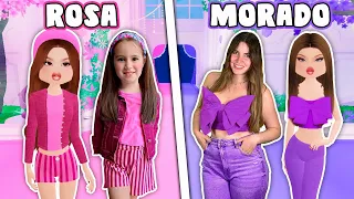 SOLO PUEDES VESTIRTE de UN COLOR en DRESS TO IMPRESS 😍 RETO con MI SOBRINA de 4 AÑOS