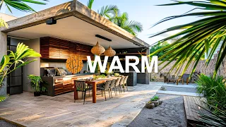 Adorn Your Garden with Tropical courtyard Kitchen | furniture inspiration for a Modern Small House