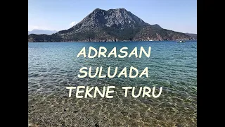 Adrasan Suluada Tekne Turu | Antalya'da Gezilecek Yerler Tekne Turu | Nasıl Gidilir? Ücretsiz mi?
