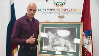 Artist Raj Kumar - Moscow-Grozny - BCMF BRICS Forum 2024