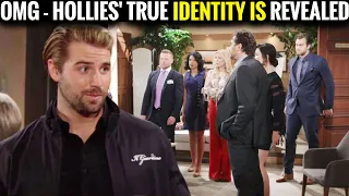 Hollies' true identity is revealed CBS The Bold and the Beautiful Spoilers