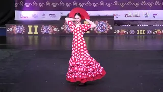 Фламенко - Мария Савинкова - Соло - Flamenco - Solo - XX Всемирная Танцевальная Олимпиада