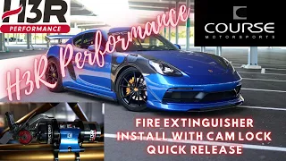 Boost Your Safety: H3R Performance Fire Extinguisher Installation Guide in my Porsche Cayman (4k)