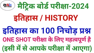 History Ka Objective Question 10th 2024 || History Ka Objective Question Class 10th || Itihas Ka Mcq